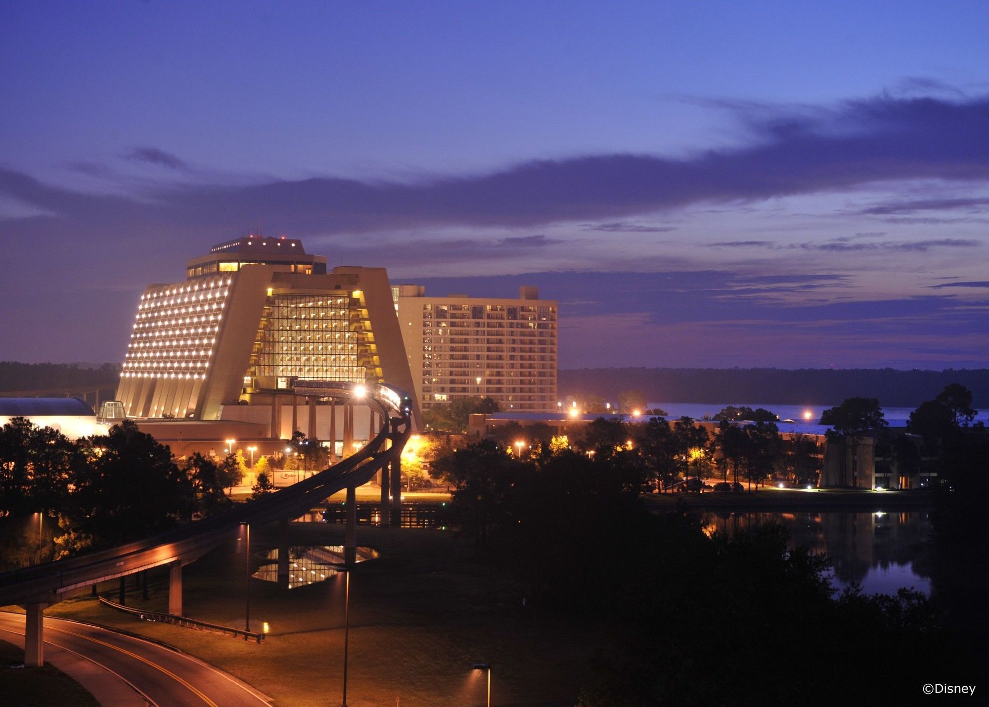 Disney'S Contemporary Resort Lake Buena Vista Exterior photo